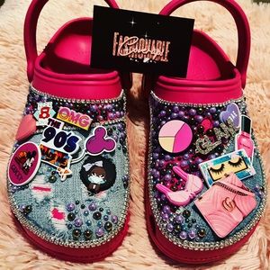 FashionableCoverup Blinged out Crocs